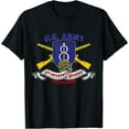 thumbnail image 1 of 8th Infantry Division 8th ID Veteran Pathfinder Division T-Shirt - White - L, 1 of 2