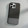thumbnail image 3 of Hit Color PU Leather Relief MagSafe Phone Case for iPhone 15 16pro max 14 16 Pro 13 Wireless Charging Alloy Lens Hard PC Cover (army green,For iPhone 16 Pro Max), 3 of 7