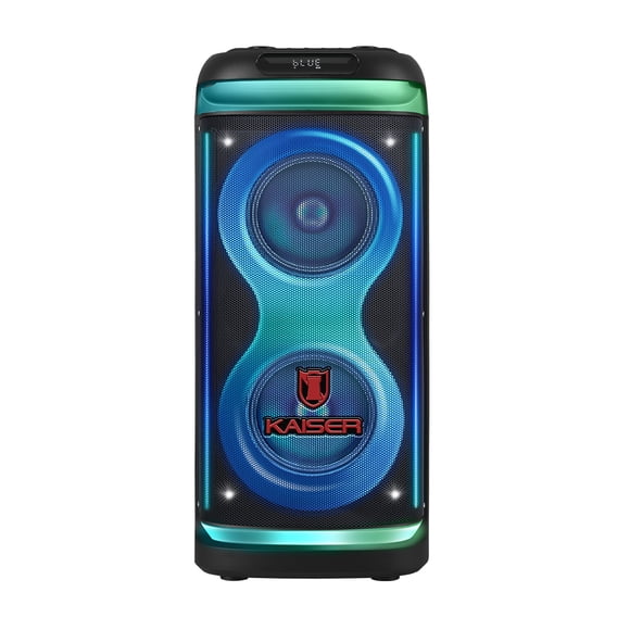 Bocina Bluetooth Kaiser KSF-8022 2 x 6.5 pulgadas 50 W RMS con Luz LED