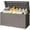 Light Brown, variant on Outdoor Storage Box 85 Gallon Resin Waterproof Deck Box Delivery Box with Wood Texture Large Storage Bin for Patio Cushions (Black)