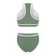 thumbnail image 4 of Traje de Baño de 2 Piezas para las Mujeres Hawaiana Estampado Tropical Cami Bra con Volantes, Juegos de Baño de Ropa de Playa para la Piscina Y el Mar, 4 of 7