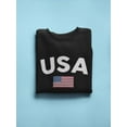 thumbnail image 3 of Usa With Flag Sweatshirt Men -GoatDeals Designs, Male Large, 3 of 4
