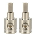 thumbnail image 2 of NS Amp Input Reducer 0 Gauge to 4 Gauge Car Audio, Brass Ground Amp Input Reducer Adapter, 2PCS Amp Input Reducer, Car Stereo Audio Power Ground Wire Reducer For Ca, 2 of 10