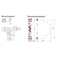 thumbnail image 3 of Protective Relay, Voltage Monitoring Relay, High Accuracy For Equipment Protection Protect Equipment From Reverse Running, 3 of 8