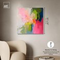thumbnail image 5 of Dynamic Roughness Canvas Modern Colorful Print by Art Remedy, Gallery Wrapped, 30" x 30", 5 of 7