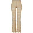 thumbnail image 1 of Urban Classics Womens Knitted Crochet Flared Leggings, 1 of 4