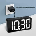 DreamSky Small Digital Alarm Clock for Bederoom, Large Big Numbers