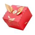 thumbnail image 2 of Yingyy Unique Colorful Printing Square Ribbon Candy Box Chocolate Sweets Chinses Wedding Candy Box Gift Decoration, 2 of 8