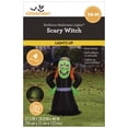 thumbnail image 4 of Scary Witch Airblown Yard Inflatable, Multicolor, 4', Halloween by Way To Celebrate, 4 of 8