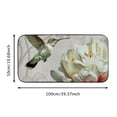 thumbnail image 5 of WERPE Hummingbird Flower Kitchen Floor Mat Dog Doormat Absorbent Entrance Doormat 19.68*39.37 in, 5 of 6