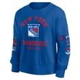 thumbnail image 2 of Women's Fanatics Blue New York Rangers Go Team Pullover Sweatshirt, 2 of 3