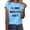 C-Blue104, variant on DHFJKG T Shirts For Women Casual Short Sleeve Loose Fit Round Neck Letter Printed Graphic Tee Comfortable Daily Wear Pullover Stylish Tops