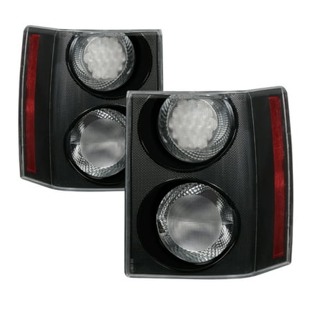 Land Rover Styling - Xtune Land Rover Range Rover 06-09 Euro Style Tail Lights Clear ALT-JH-LRRRS06-CL