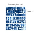 thumbnail image 2 of Uxcell 1 inch Self Adhesive Waterproof Vinyl Letter Number Sticker Set, 8 Sheet Dark Blue, 2 of 6