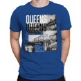 thumbnail image 2 of Queens NYC Neighborhoods Men's Royal Blue T-shirt, 2 of 3