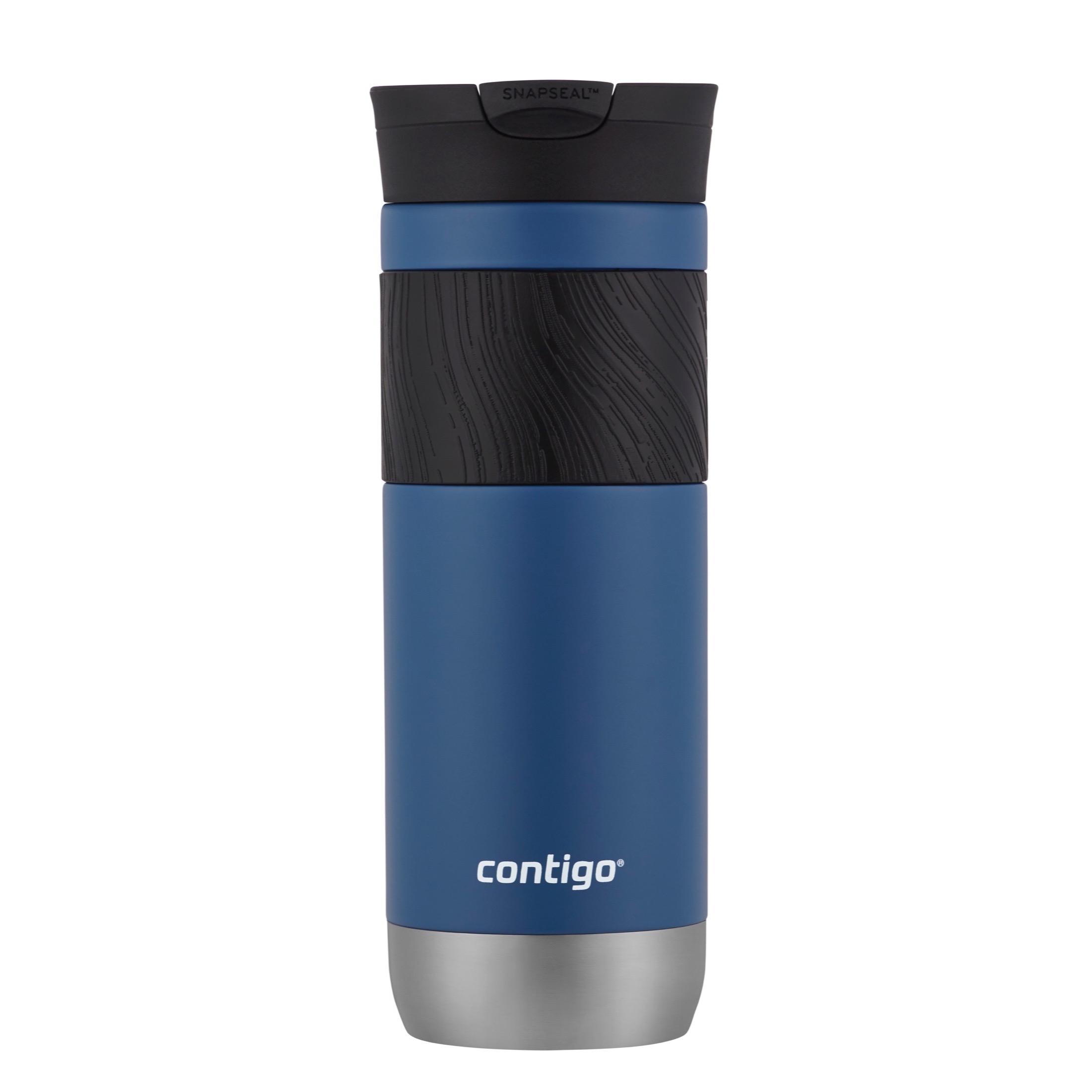 Contigo SnapSeal Insulated Stainless Steel Travel Mug with Grip, 20 oz., Blue Corn