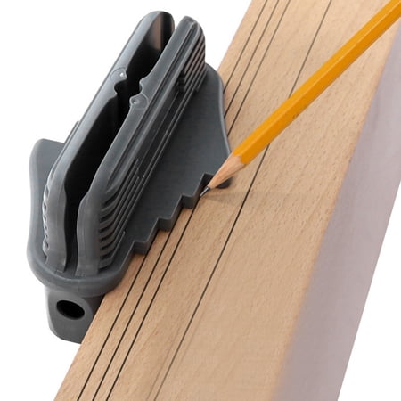 Rupoun Multifunctional Woodworking Center Scriber British System Center Line Scribing Tool in Gray (100 mm / 3.9 inches) For Carpenters and DIY Projects