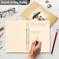 thumbnail image 5 of Cats Umbrella Ring Binder Notebook Journey Note Diary College Ruled Spiral Notebook Study Loose Leaf Paper A5 60 Pages, 5 of 8