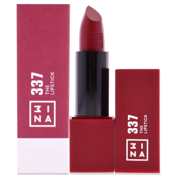 The Lipstick - 337 Deep Borgoña de 3Ina para mujeres - Lápiz labial de 0,16 oz