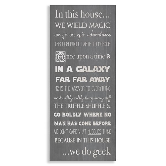 Stupell Industries Art Deco Family Movie Night Phrases Canvas Art, 13 x 30, by Lil' Rue