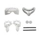 thumbnail image 1 of VR Headset Protector VR Lens Cover Silicona Controlador Protector Botón Tapas Kit Reemplazo para Oculus Quest 2, Blanco seitruly EL001397-02B, 1 of 2