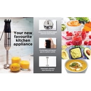 Total Chef Variable Speed Immersion Blender with Turbo Boost, 225 Watts