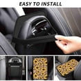 thumbnail image 6 of Bingfone Car Four-Season Universal Armrest Box Mat,Car Armrest Seat Cover Soft Leather Waterproof Armrest Cover Center Console Mat-Leopard Sunflowers, 6 of 7