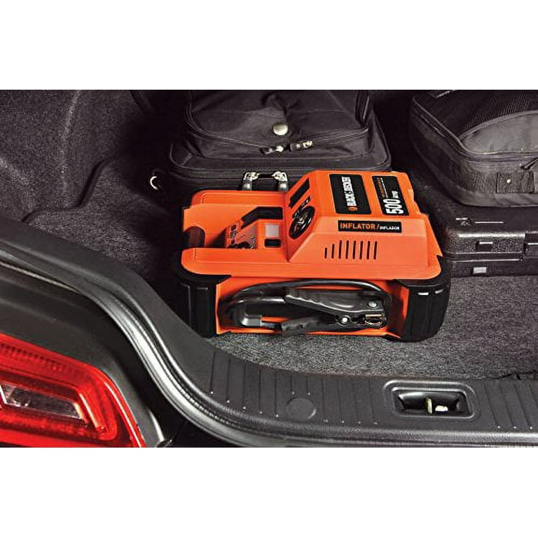  BLACK AND DECKER PPRH5B Portable Power Station Jump Starter:  1200 Peak Amps, 500W Inverter, 120 PSI Air Compressor, Battery Clamps :  Everything Else