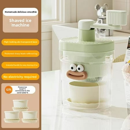 

Manual shaved ice machine-household hand-cranked ice-breaking artifact professional ice crusher perfect for making smoothies and ice