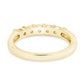 thumbnail image 4 of 1/2 CT Round Cut Natural White Diamond Five Stone Engagement Band Ring For Women In 14K Solid Yellow Gold (Color: G-H, Clarity: I2-I3, 0.50 Cttw) IGI Certified, 4 of 7