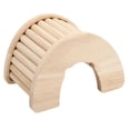 thumbnail image 3 of Puente de madera en arco para hámster, juguete multifunción para rata, cobaya, chinchilla, hurón, oso dorado, 3 of 14