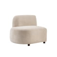 thumbnail image 3 of Christopher Knight Home 5-Piece Modern Curved Cloud Upholstered Bouclé Sofa, Armless 9-Seater, Beige, 3 of 11
