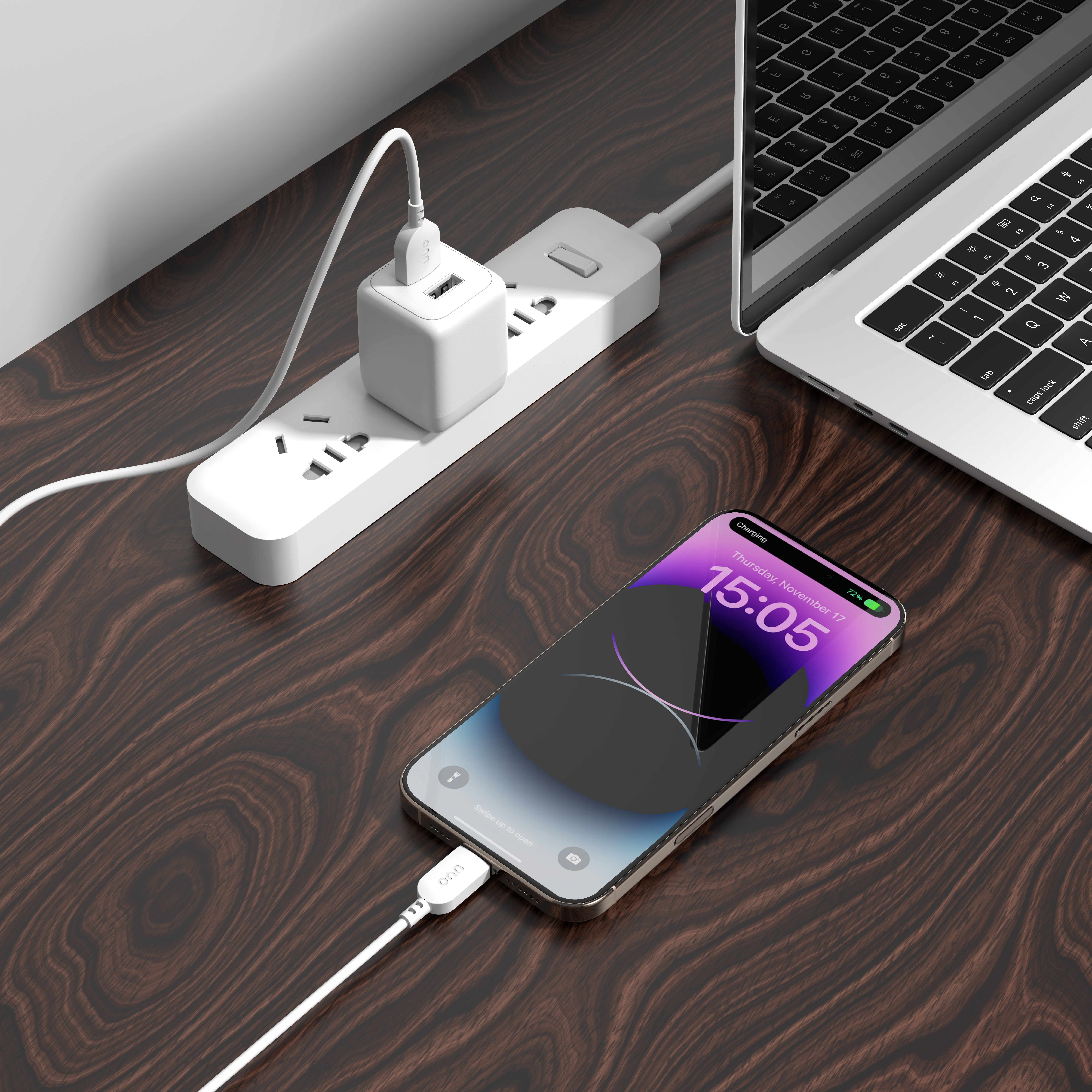 (2 pack) onn 24W Two-Port USB-A Wall Charger for Multiple Devices, Foldable Plug, Compact size, iPhone charger, for iPhone 17/16/15/14/13/12/11/X/XR/XS series , Samsung, iPad, Airpods, and more, white