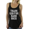 thumbnail image 1 of Awkward Styles Thank God for Hard Rock Racerback Tank Top for Women Christian Clothes for Ladies Religious Womens Racerback Tank Top Hard Rock Clothing God Tanks T Shirt for Her Thank God Ladies Shirt, 1 of 4