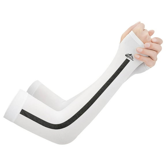 SKISUNO Elbow Protector White 2 Pairs 14.17x3.54 Inch Nylon