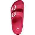 thumbnail image 7 of NORTY Women's Indoor Outdoor 2 Strap Adjustable Buckles Slide Sandal 41978-6B(M)US (Fuchsia), 7 of 7