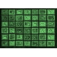 thumbnail image 1 of Ahgly Company Indoor Rectangle Abstract Emerald Green Modern Area Rugs, 6' x 9', 1 of 4