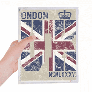 London King UK the Union Jack Flag Notebook Loose Diary Refillable Journal Stationery