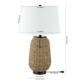 thumbnail image 4 of JONATHAN Y Chakrii 25" Rustic Bohemian Iron/Rattan LED Table Lamp with Pull-Chain, Oil Rubbed Bronze/Dark Brown, JYL4044B, 4 of 7
