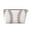 Silver, variant on White Baseball Small Purse Organizer Zipper Cosmetic Handbag Tote Pouch For Women