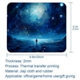 thumbnail image 5 of Galactic Space Printed Square Desk Pad, 8.3x9.8 Inch Non-Slip Rubber Bottom Gaming Mousepad, Desk Mat for Office and Gaming, 5 of 6