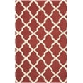 thumbnail image 3 of SAFAVIEH Cambridge Liam Geometric Wool Area Rug, Rust/Ivory, 5' x 8', 3 of 8