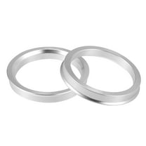 Unique Bargains 2pcs OD 71.5mm to ID 60.1mm Aluminium Alloy Car Auto Hub Centric Rings Wheel Bore Center Spacer