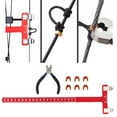 thumbnail image 4 of Kit de Boucle d'Encoche en T, Facile à Installer, Alliage d'Aluminium, Léger, pour Arc Composite, Rouge, 4 of 8