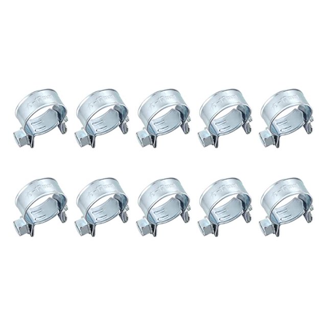 Abrazadera de manguera 10 piezas Speravity Universal en forma de T 15-17MM