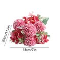thumbnail image 3 of WYBXZ Beautiful Artificial Fake Flowers, Wedding Valentines Bouquet Bridal Decor, Fake Bouquet Faux Floral Arrangements Dining Table Centerpieces for Bridal Wedding Party Decor, 3 of 6