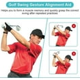 Yazoeiaing Golf Swing Alignment Brace,Golf Swing Training Aid for Golf