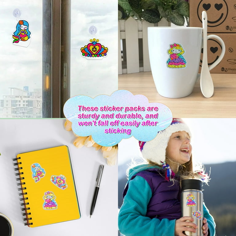  Valentines Day Gifts for Kids-Decorate Your Own Water Bottle  Kits for Girls, Arts and Crafts for Girls Age 4-8 6-8 with Unicorn  Stickers, Easter Birthday Unicorns Gifts for Kids 4 5