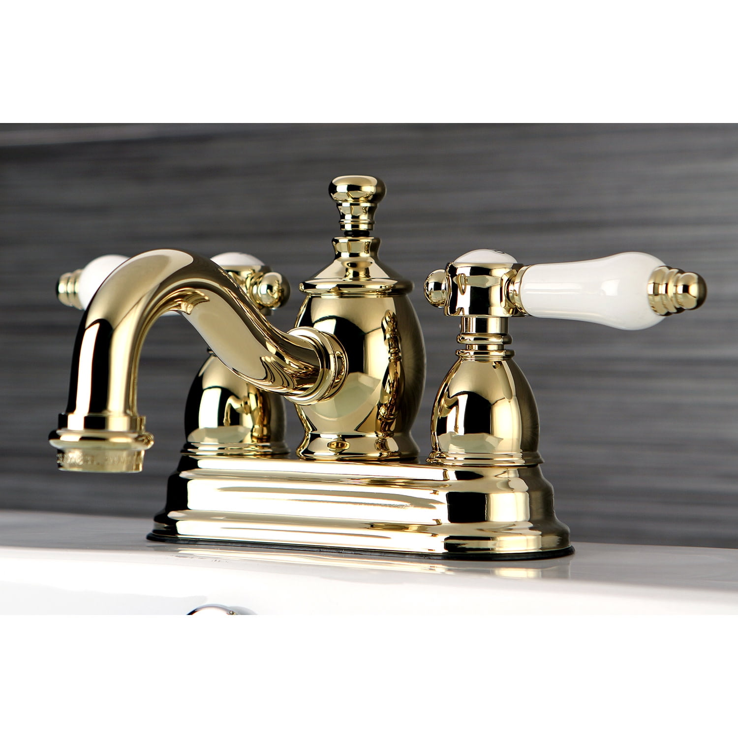 Kingston Brass KS7105BPL 4 in. Centerset Bathroom Faucet, Oil Rubbed Bronze