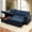 L-Shaped Sofa Blue, variant on Sectional Couches Sofas Sleeper Bed U shape with Storage for Living Room Family Rooms Blue